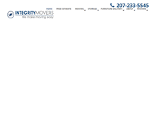 Tablet Screenshot of integritymovers.com